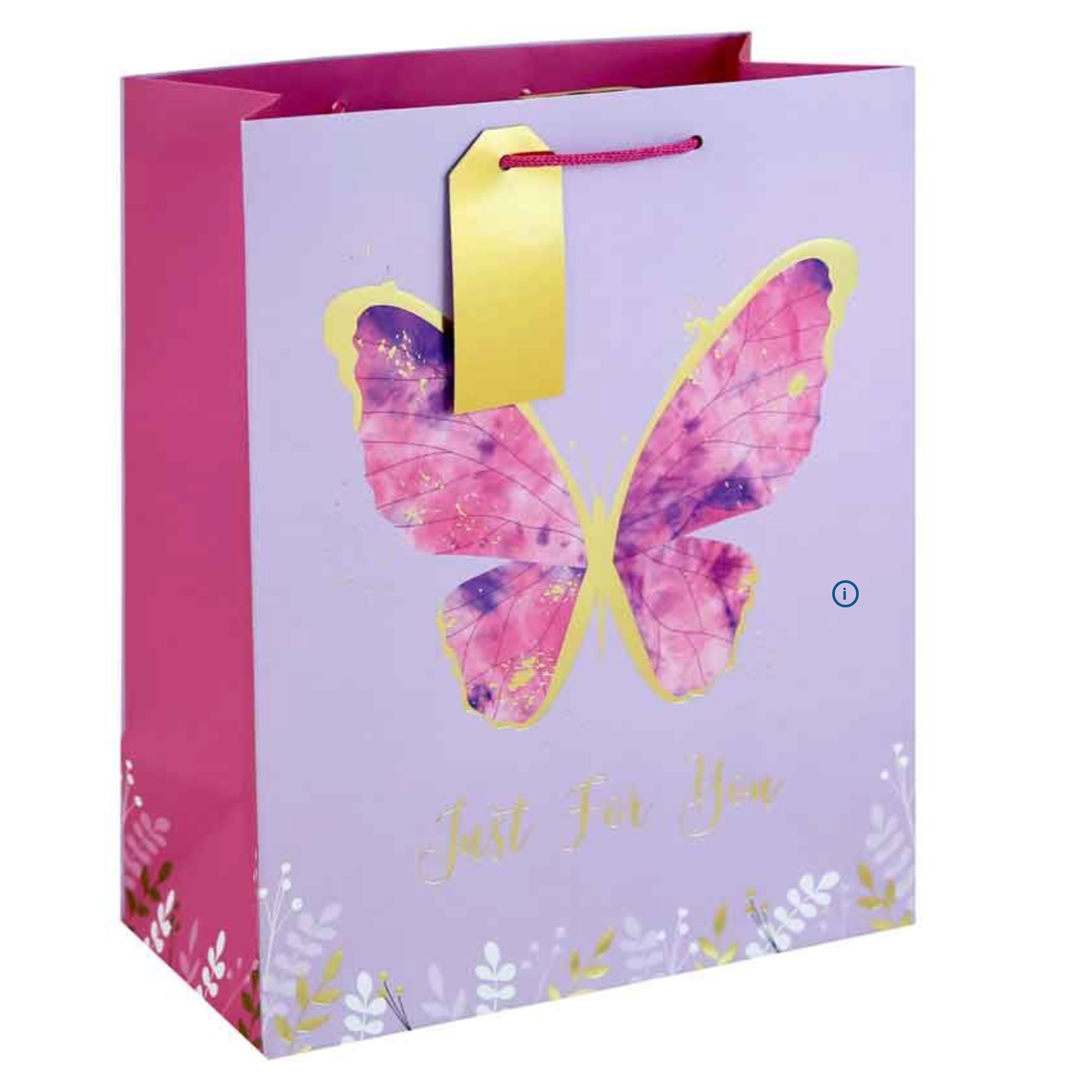 Butterfly Motif Perfume Gift Bag