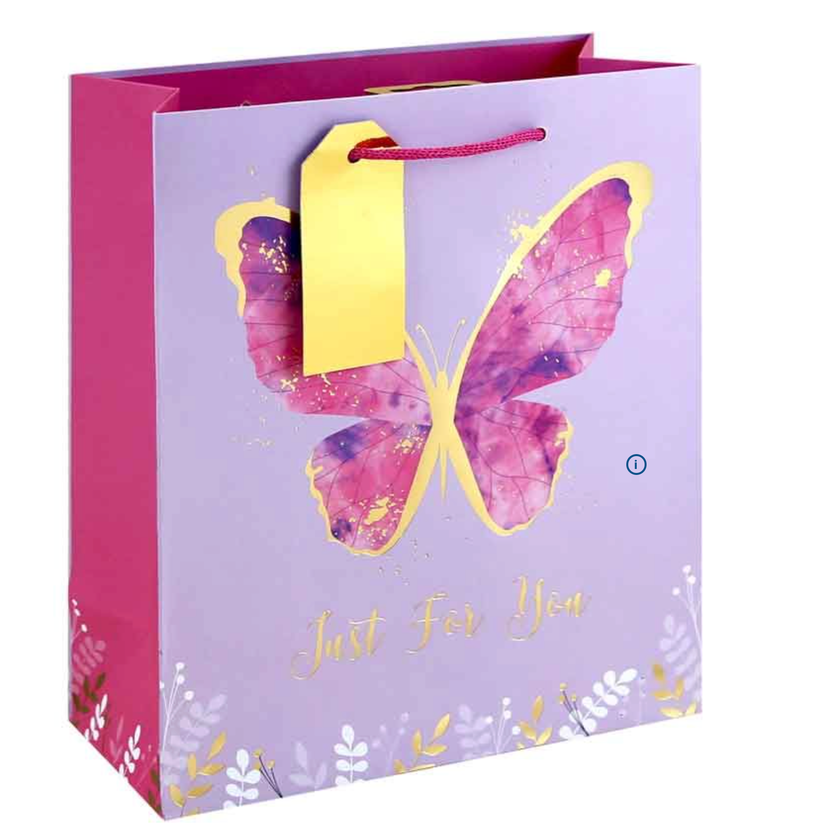 Butterfly Motif Perfume Gift Bag