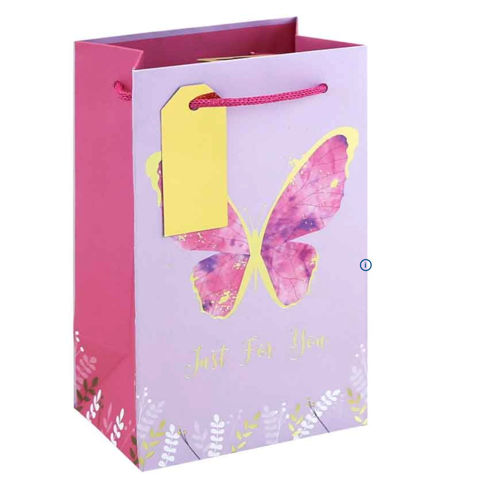 Butterfly Motif Perfume Gift Bag
