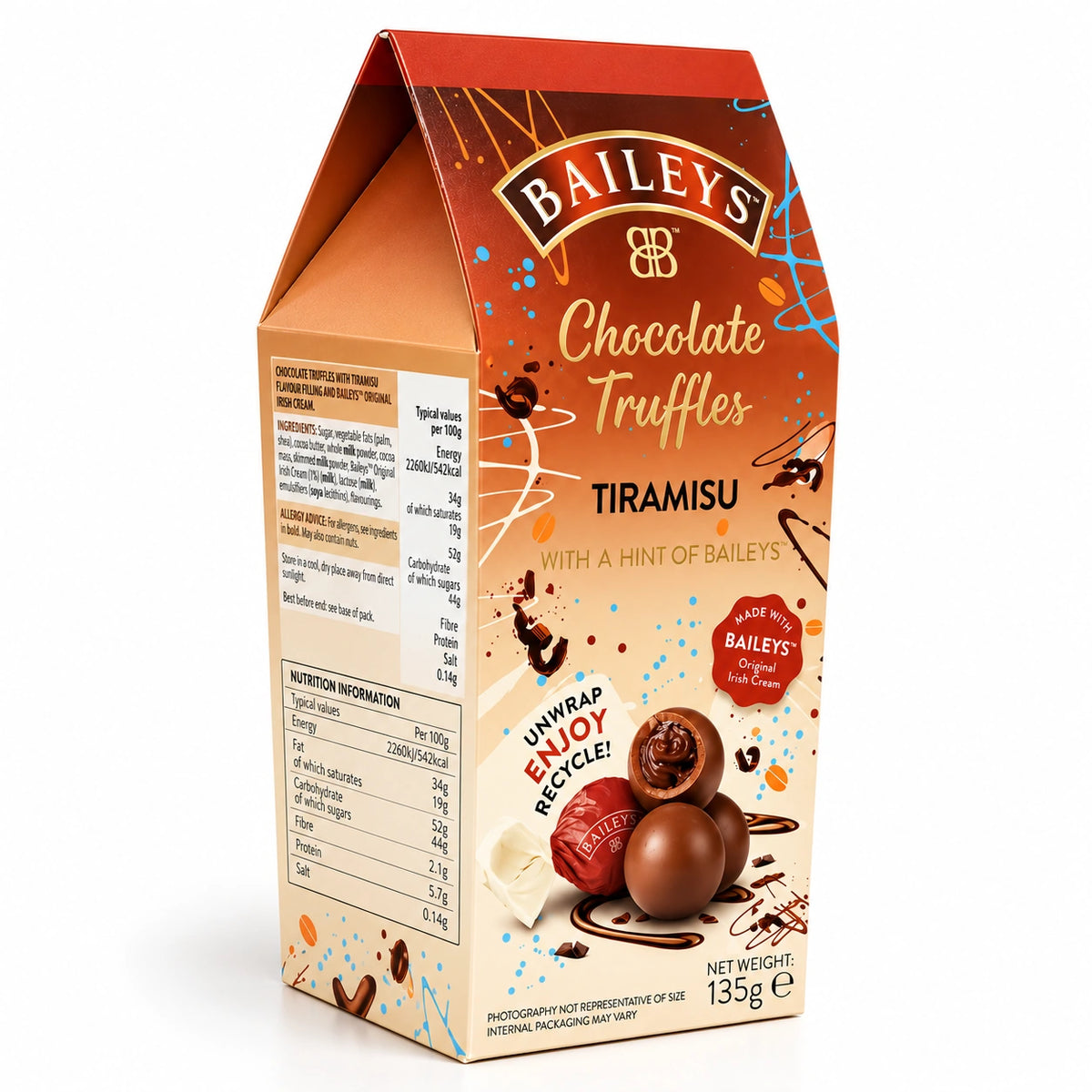 Baileys Chocolate Truffles Tiramisu Box – 135g