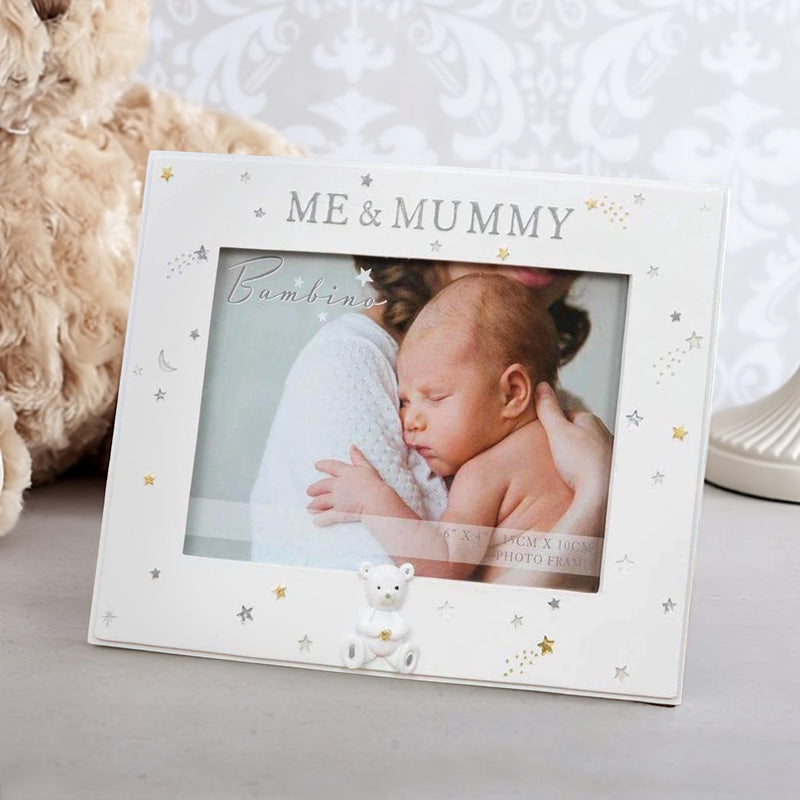 Bambino Resin Mummy & Me Photo Frame - 6" x 4"