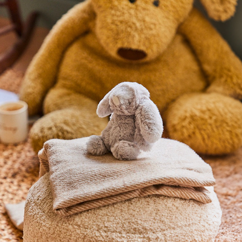 Bambino Grey Plush Rabbit - Medium (18cm)