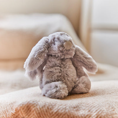 Bambino Grey Plush Rabbit - Medium (18cm)