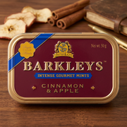 Barkley’s Apple & Cinnamon Mints – 50g Pocket Tin Refreshing Mint Candy
