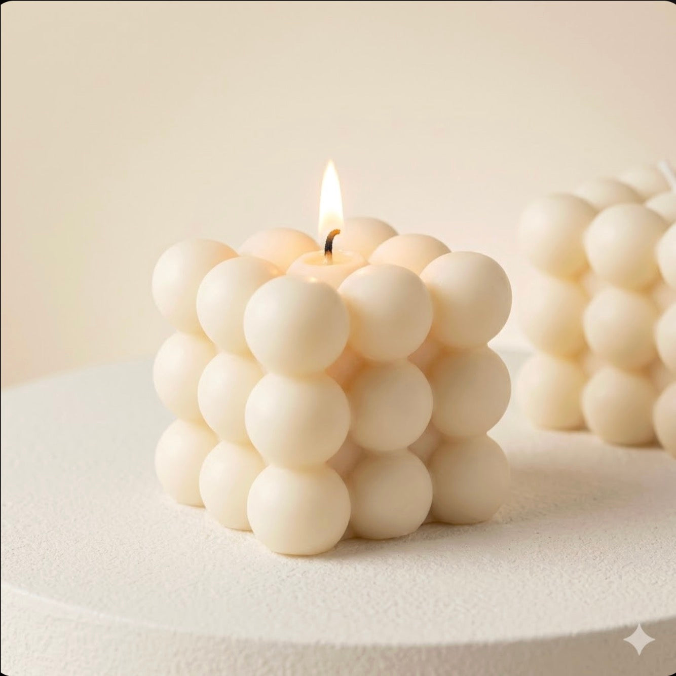 Purpink Elegant & Aromatic Soy Wax Bubble Candle