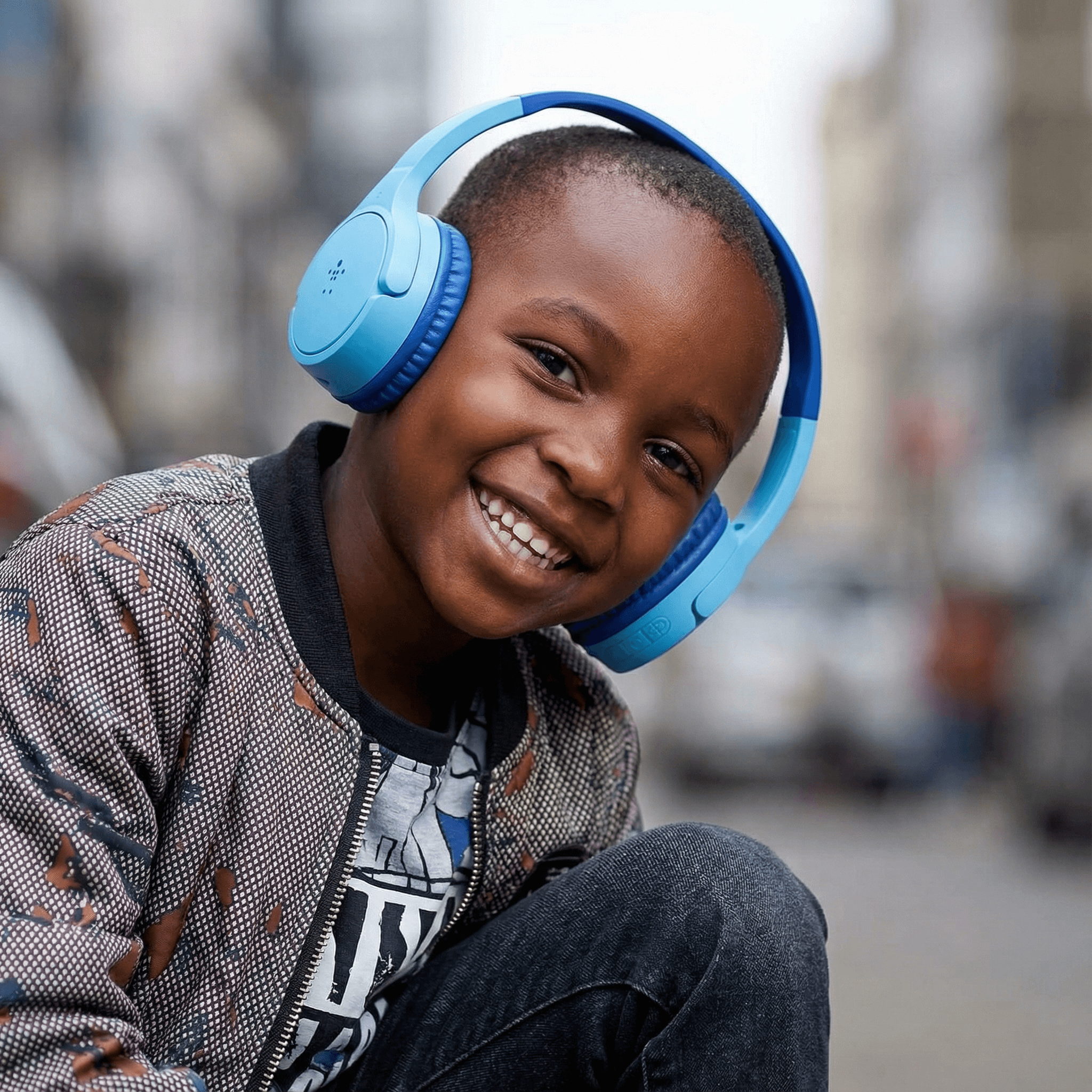 Belkin SoundForm Mini On-Ear Headphones for Kids — Blue