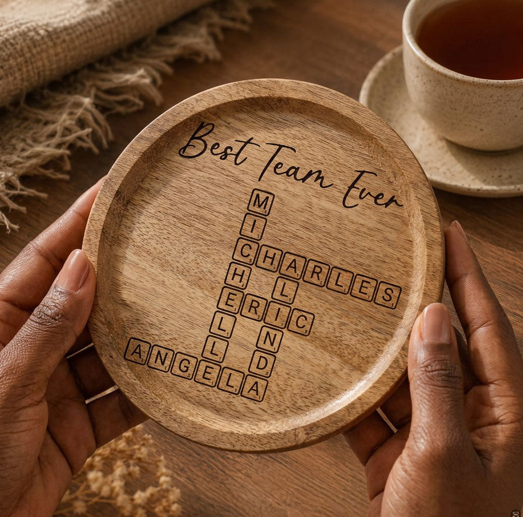 Acacia Wood Coaster-Set of 2