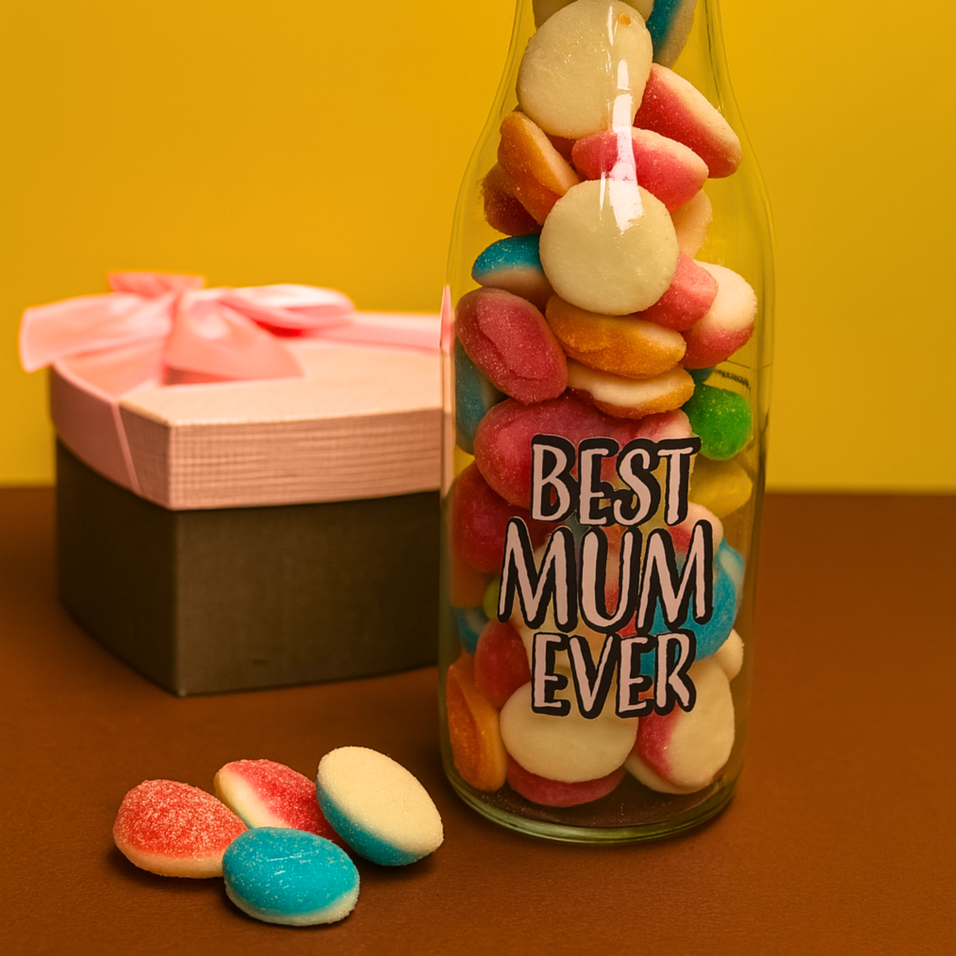 Special Message Gummy Treats in a Bottle