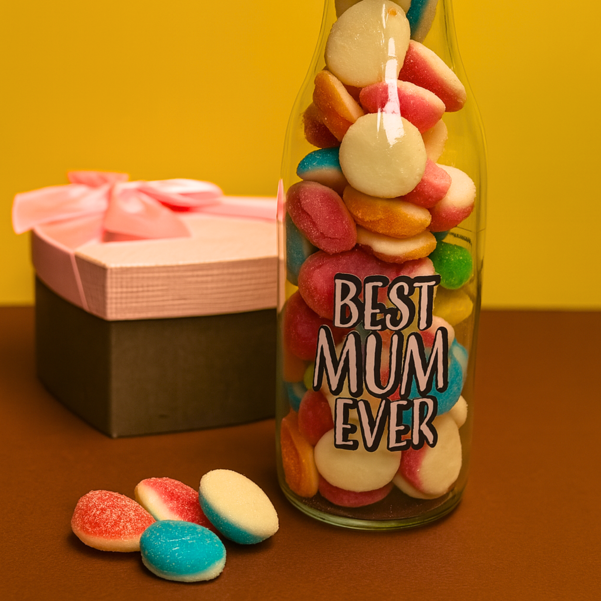 Special Message Gummy Treats in a Bottle