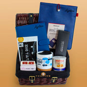 Bestest Dad Ever Gift Hamper – Personalised Notebook, Coffee & Accessories Gift Set