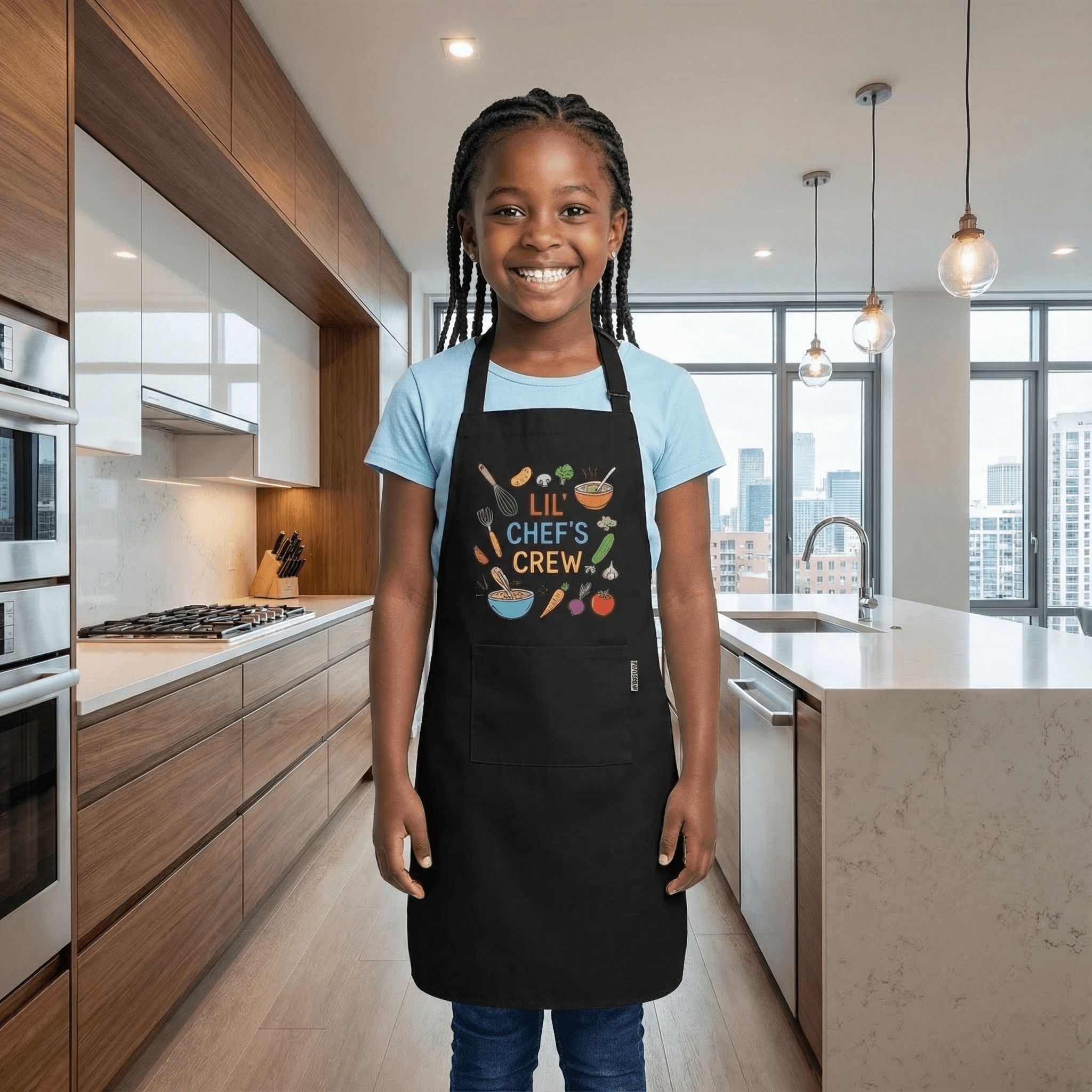 Kids Trickle Bib Apron