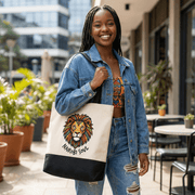 Personalised Cotton Beach Tote Bag