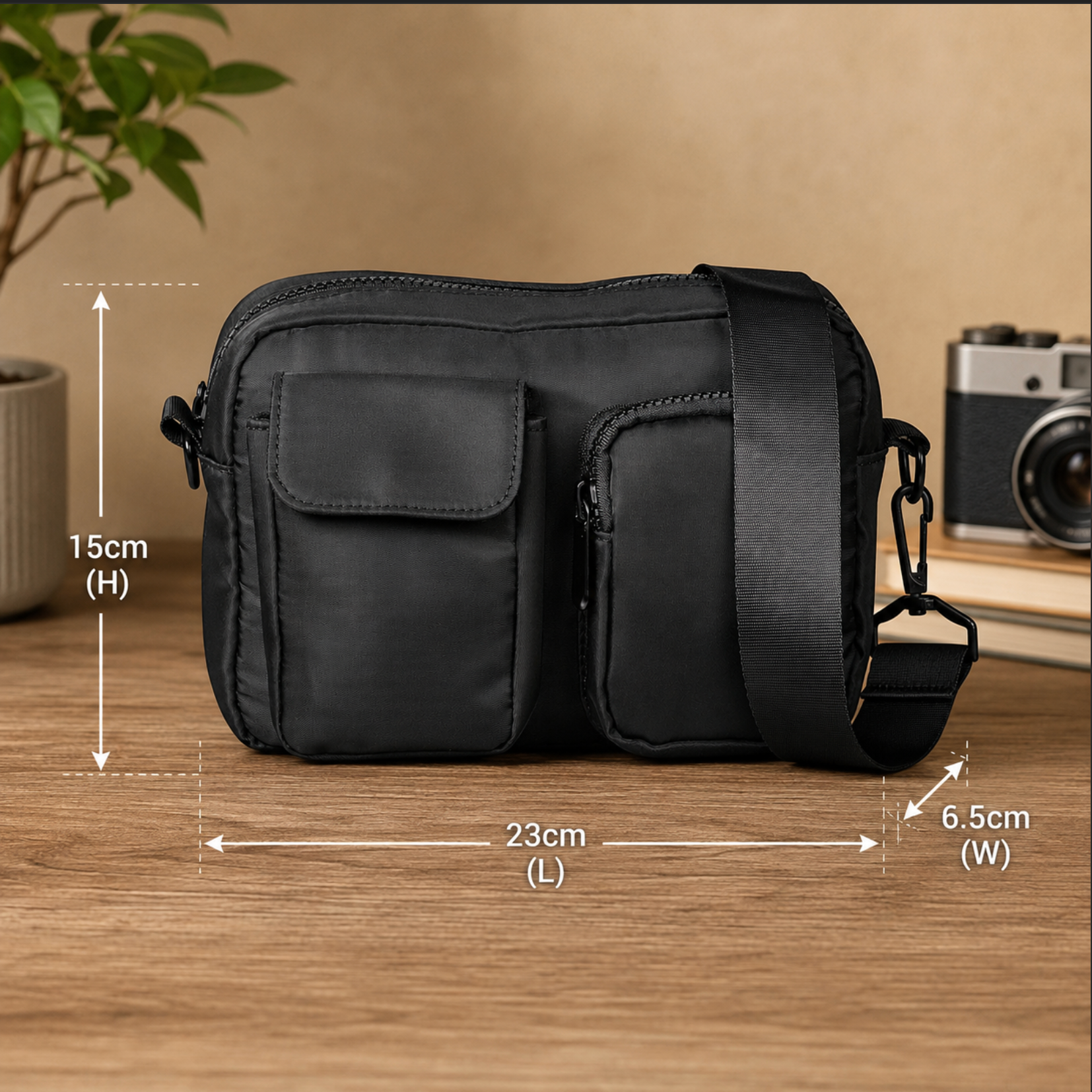 Serendipio Tauriel Crossbody Bag | Unisex Everyday Travel Bag
