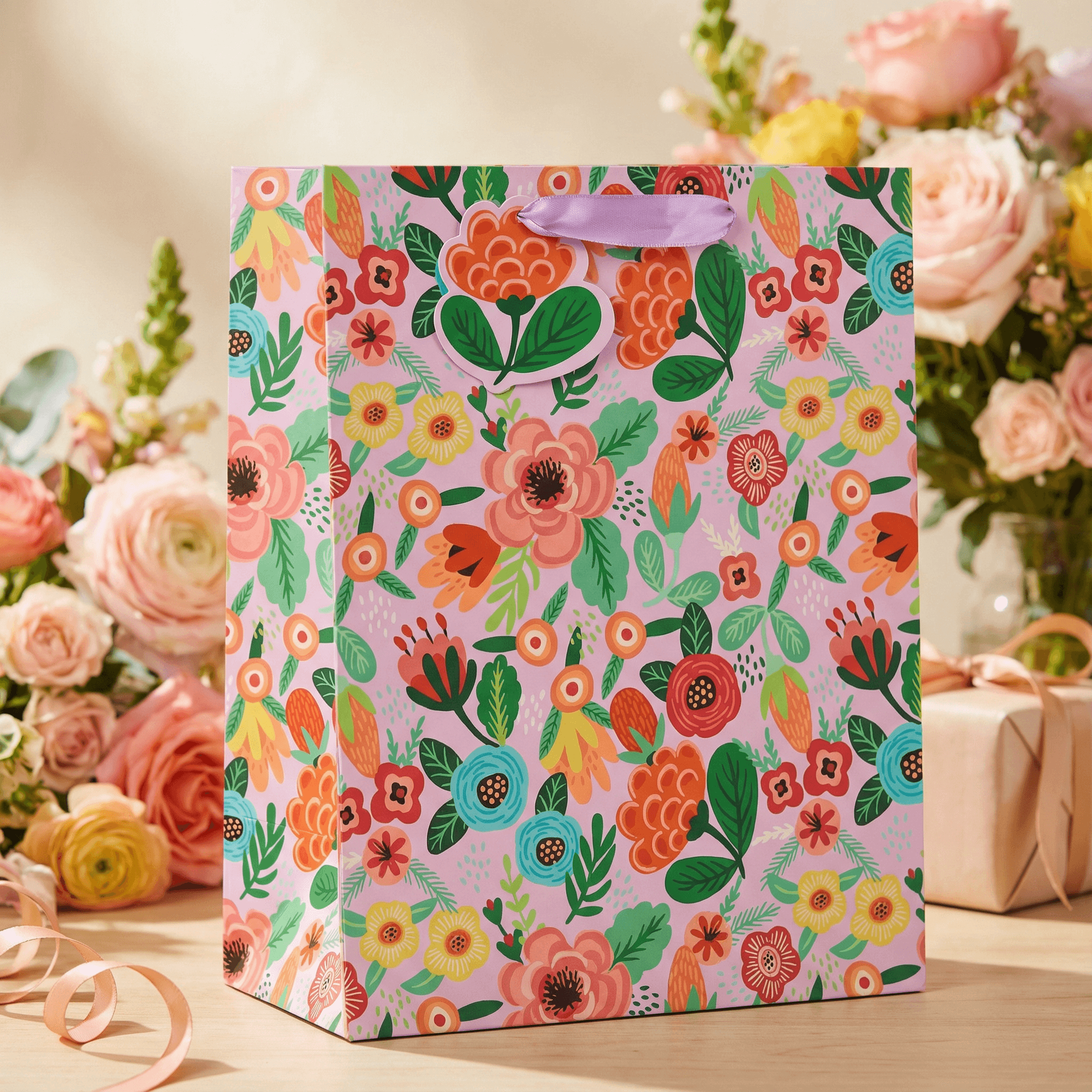 Joyful Blooms Large Gift Bag