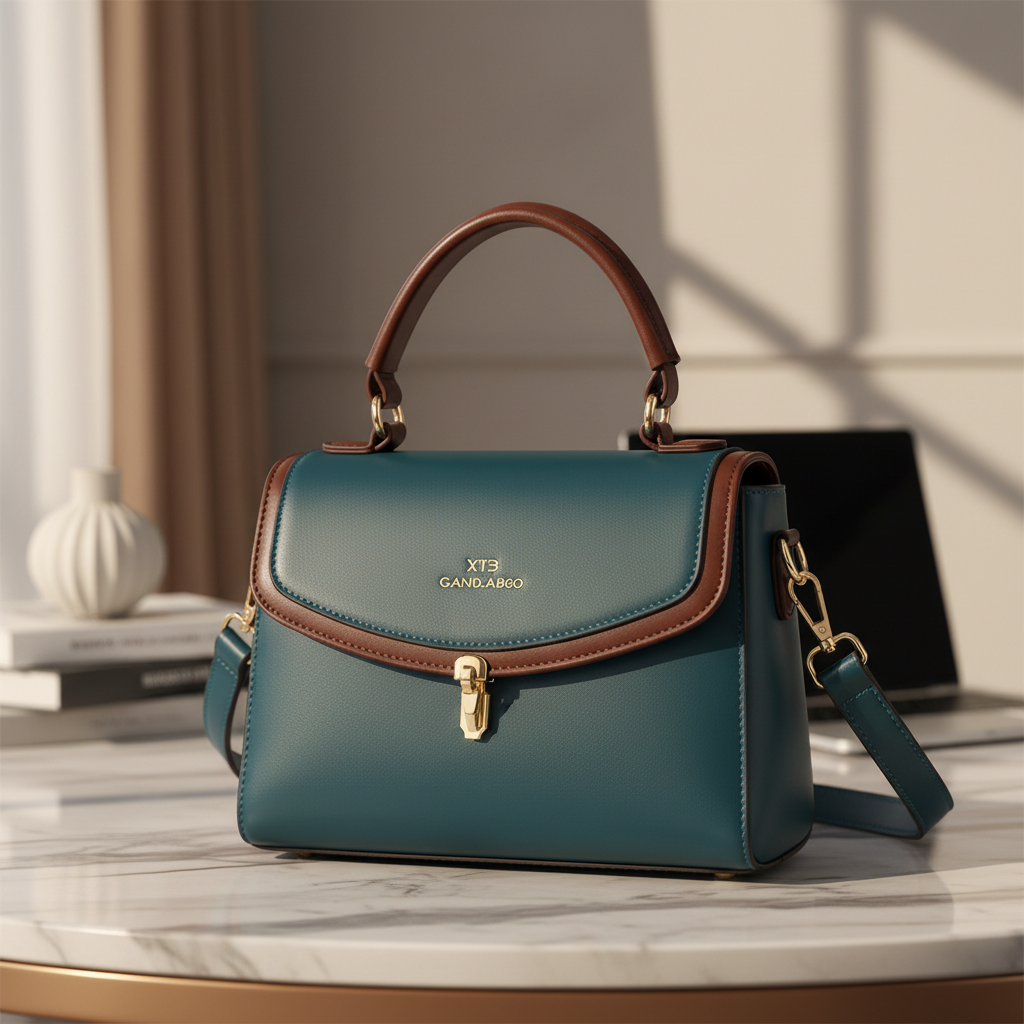 Seraphina Luxe PU Leather Shoulder Bag – 23 × 17 × 10 cm Chain Strap Handbag