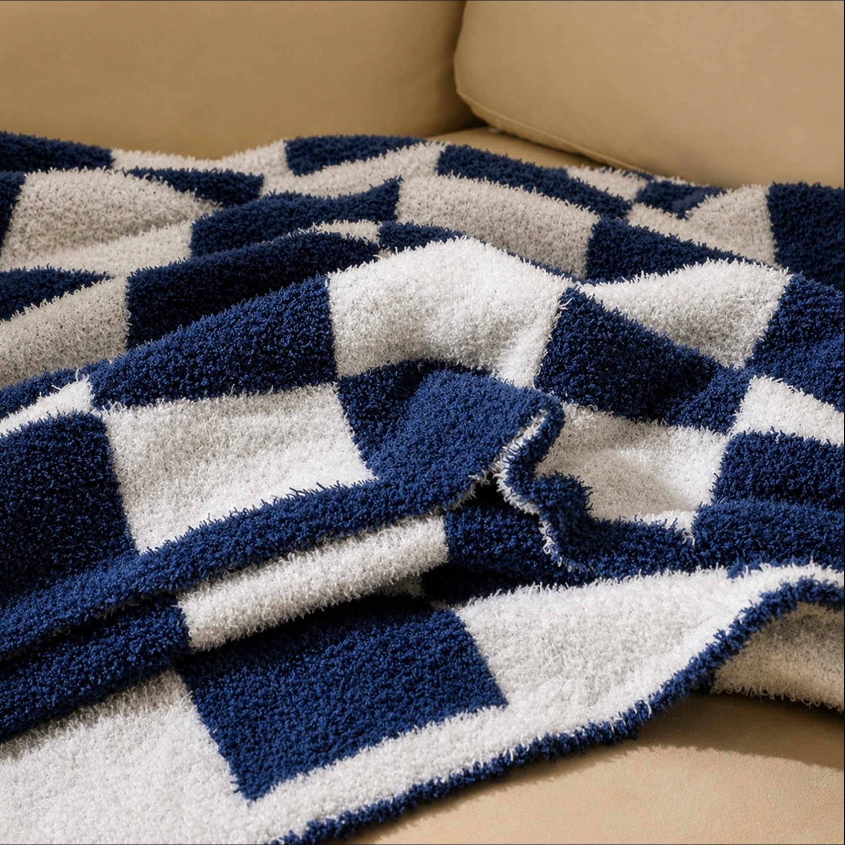 Warm throw blanket gift for house-warming