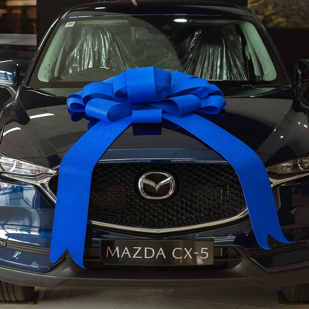 Large Bow Car Ribbon