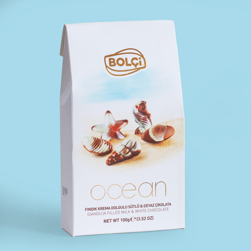 BOLCI Ocean Box With Milk & White Choc 100g