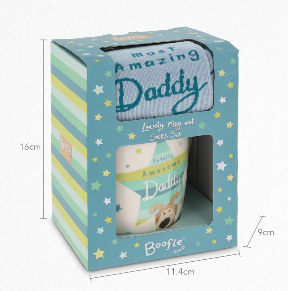 Boofle Daddy Mug & Sock Gift Set