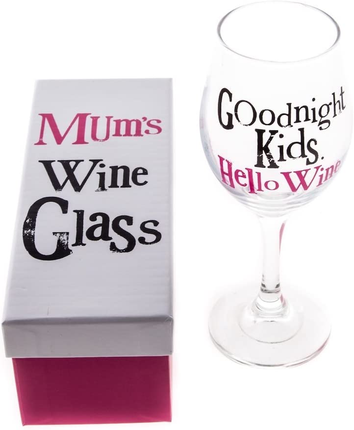 Brightside Mums Wine Glass