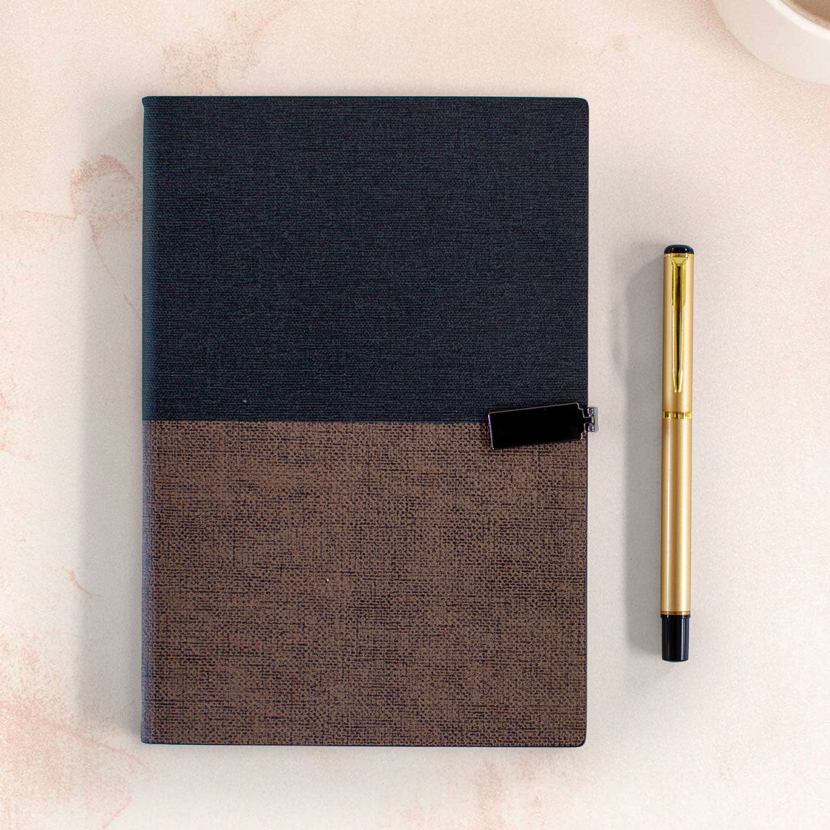 Personalised Executive Black Notebook