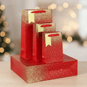 Red Ombre Gift Bag – Wide-Gusset Premium Bag