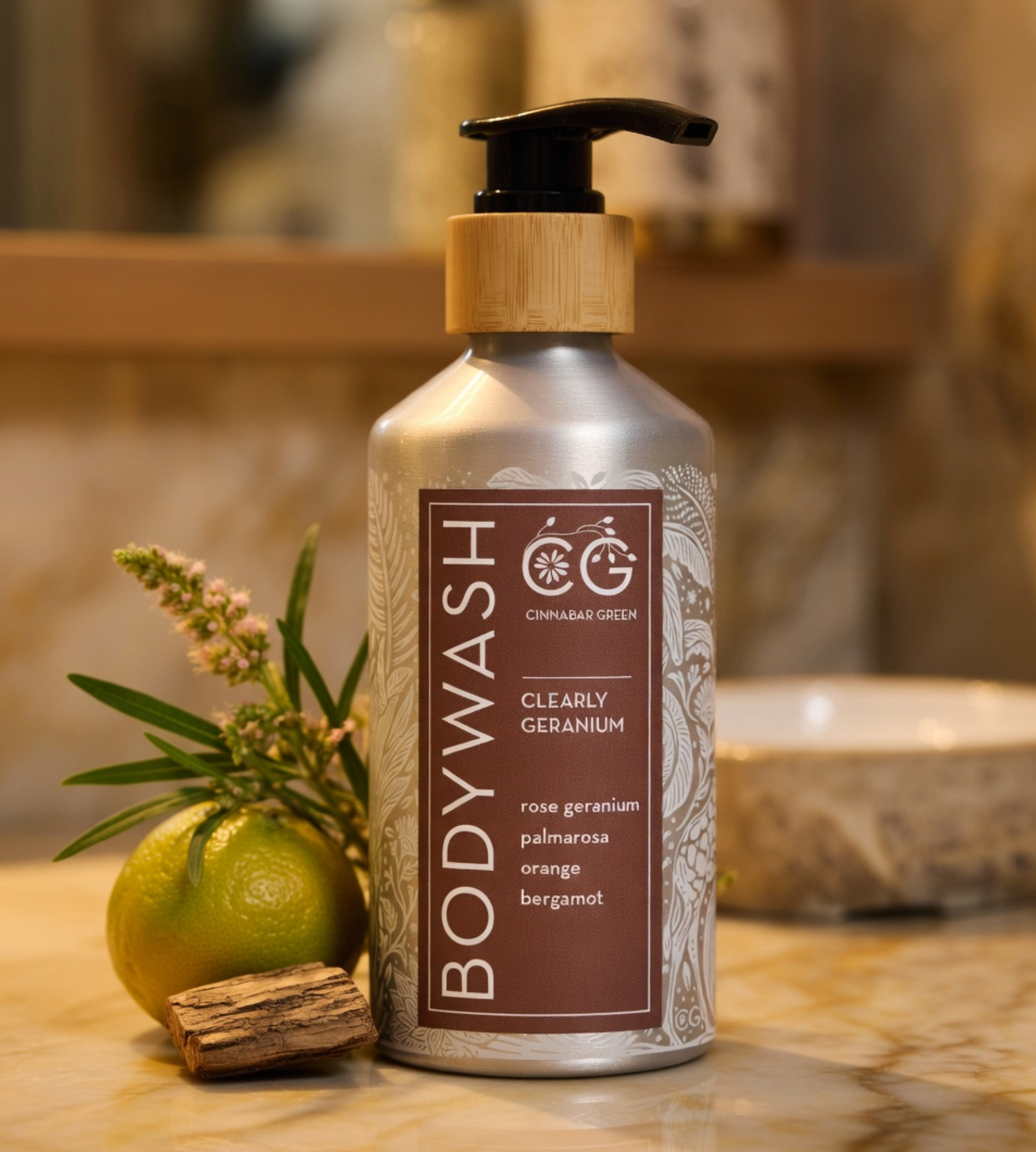 Cinnabar Green Botanical Body Wash - 370ml