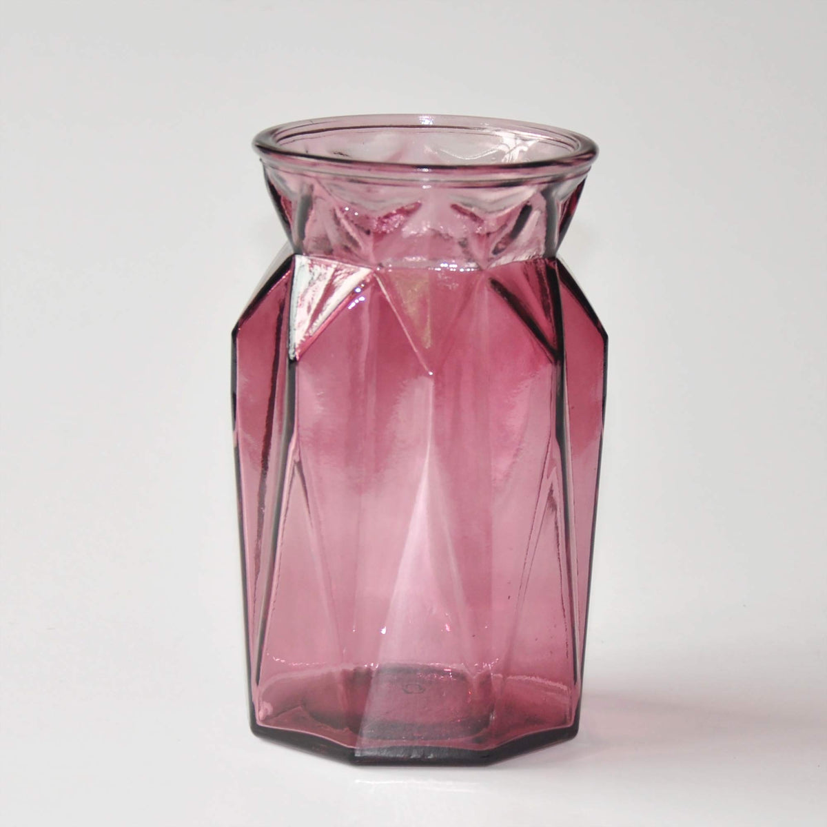 Crystal Facet Vase