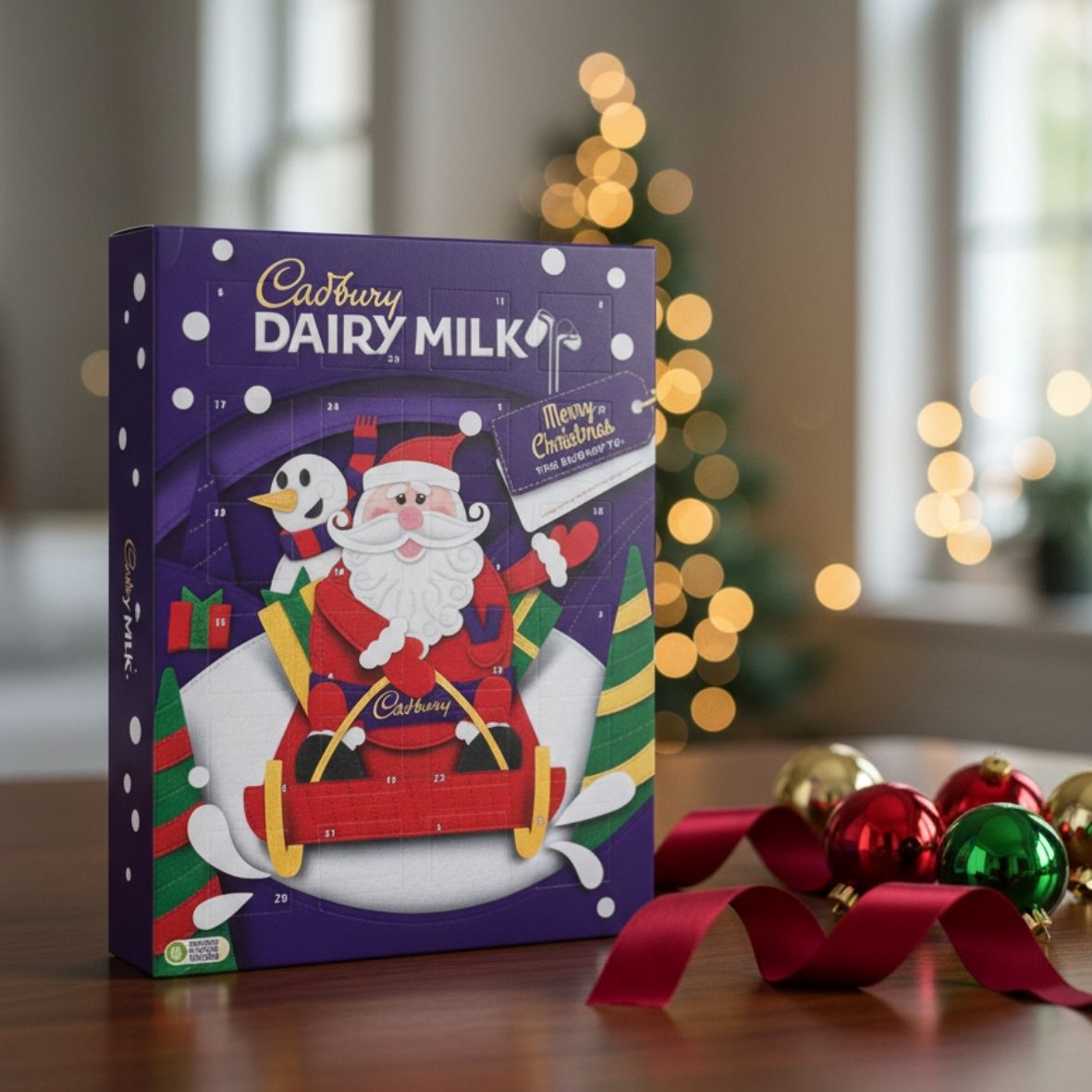 Cadbury Dairy Milk Santa Advent Calendar