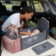 The Oasis 4-in-1 Diaper Backpack & Portable Baby Station