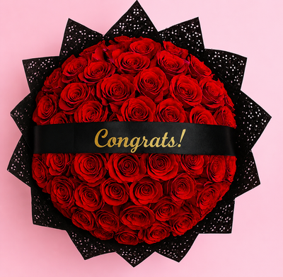 The Passionate Heart Red Roses Bouquet