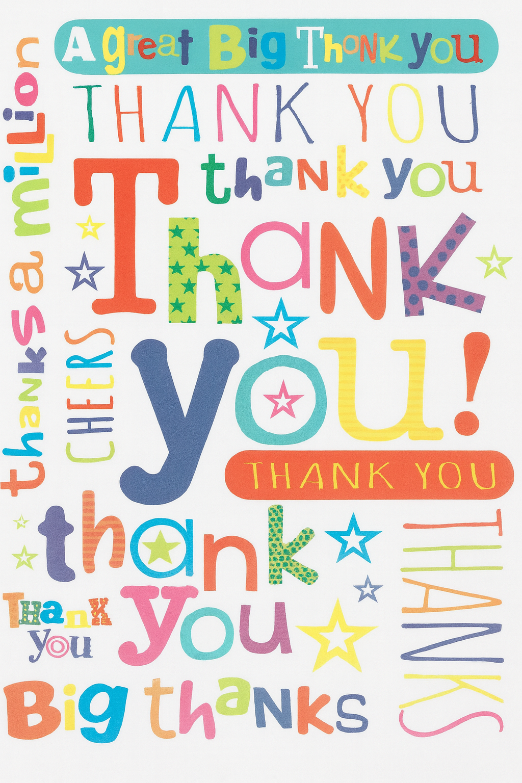 Big Thanks Card