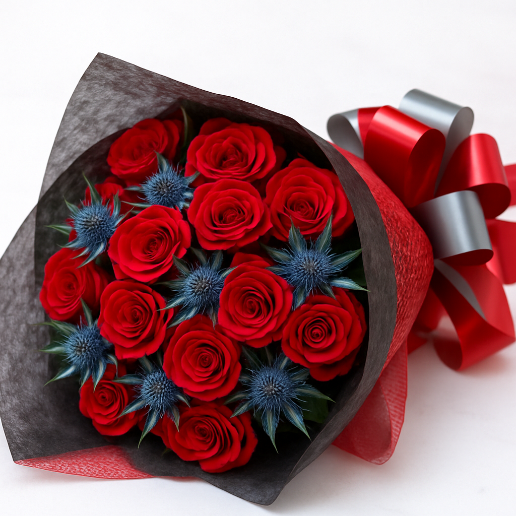 Seductive Red Roses Bouquet