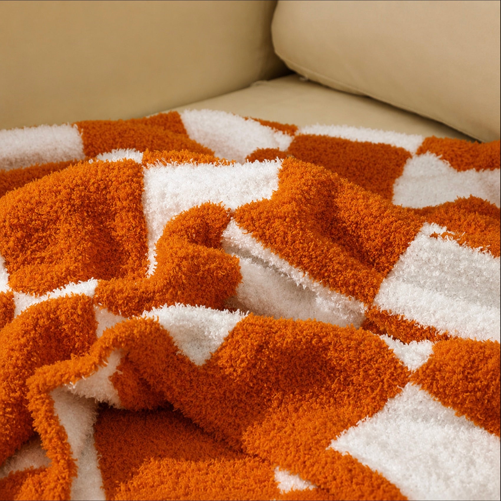 Warm throw blanket gift for house-warming