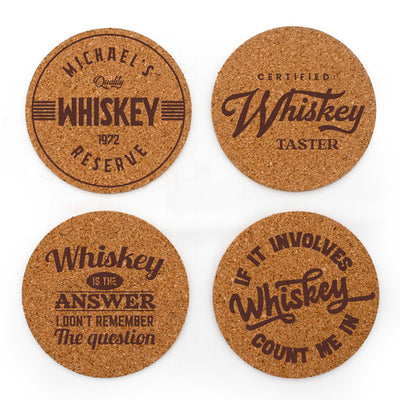 Whiskey Reserve Coasters - Set of 4