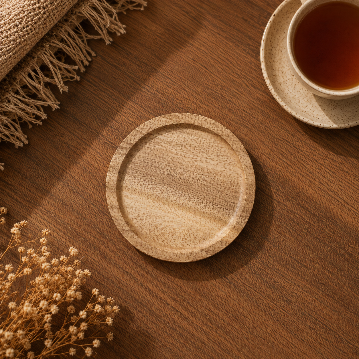 Acacia Wood Coaster
