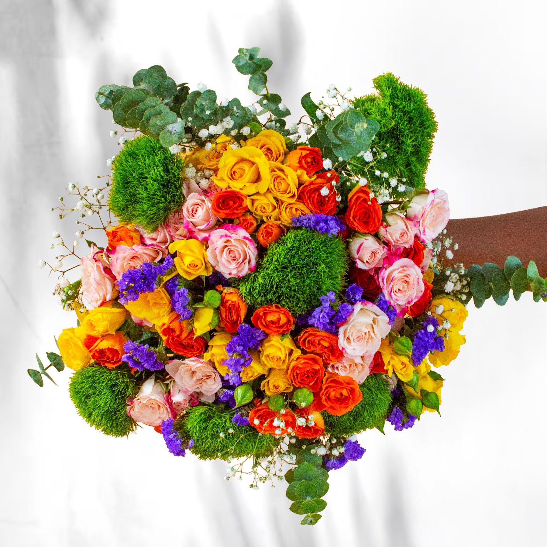 Congratulations Cake & Mixed Bouquet Gift Set