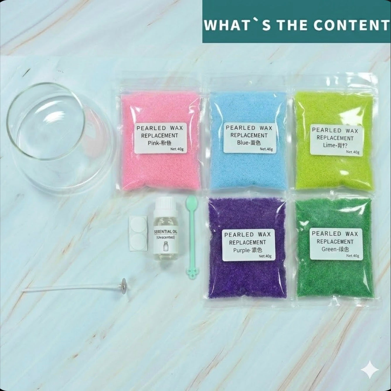 Purpink DIY Craft Candle Kit – 450G Scented Candle Making Set
