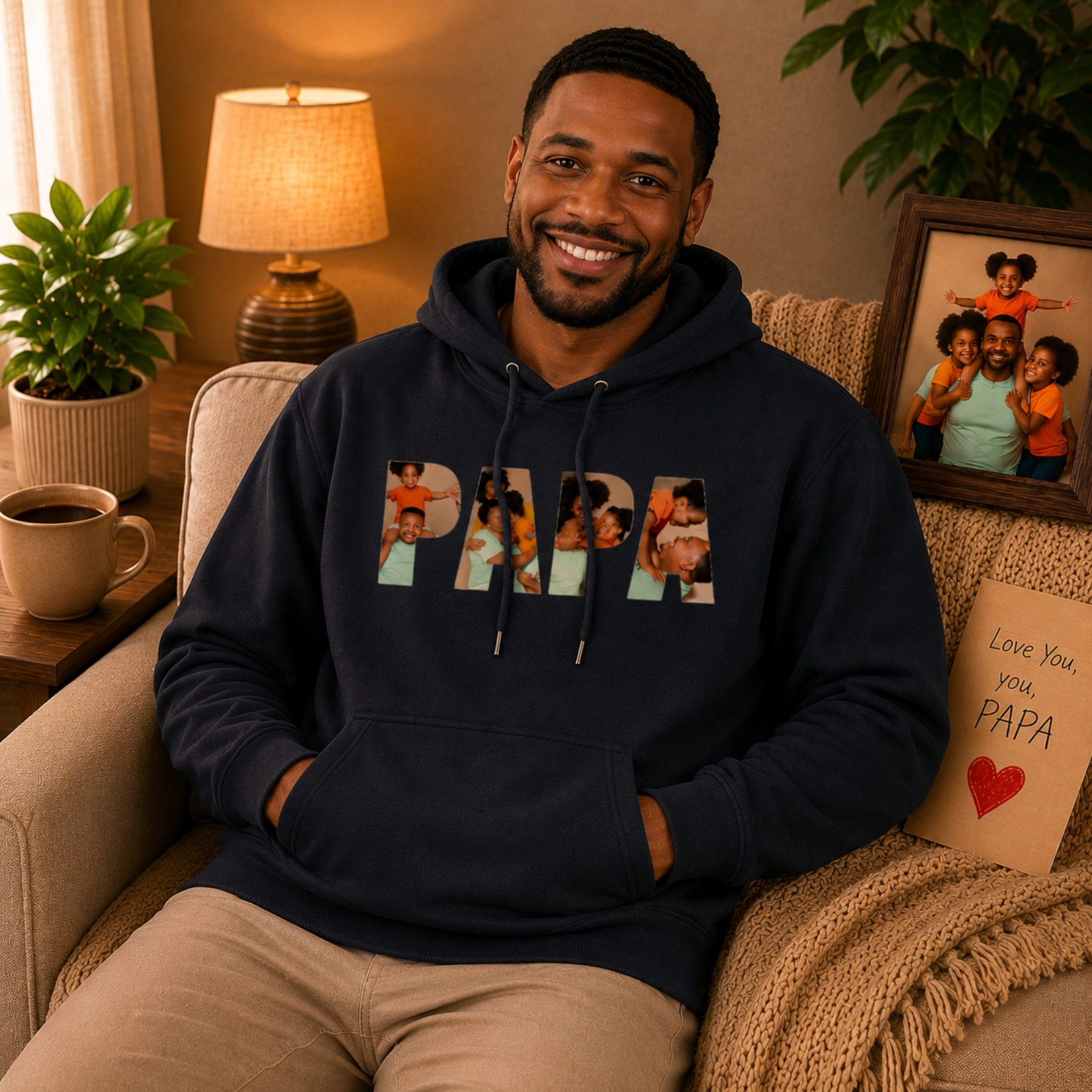 Personalised Hoodie – PAPA Custom Graphic Hoodie