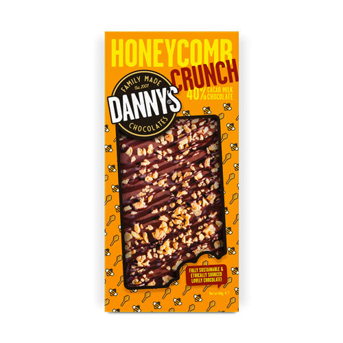Danny’s Salted Honeycomb Crunch Milk Chocolate Bar (80g)