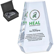 Altitude Luminary 6.7" Premium Optical Glass Recognition Award – Transparent Trophy