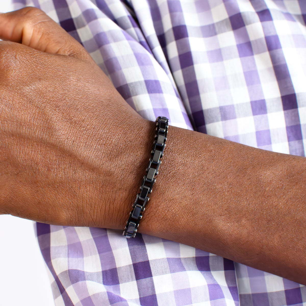 EQ For Men Ceramic Bracelet – Black