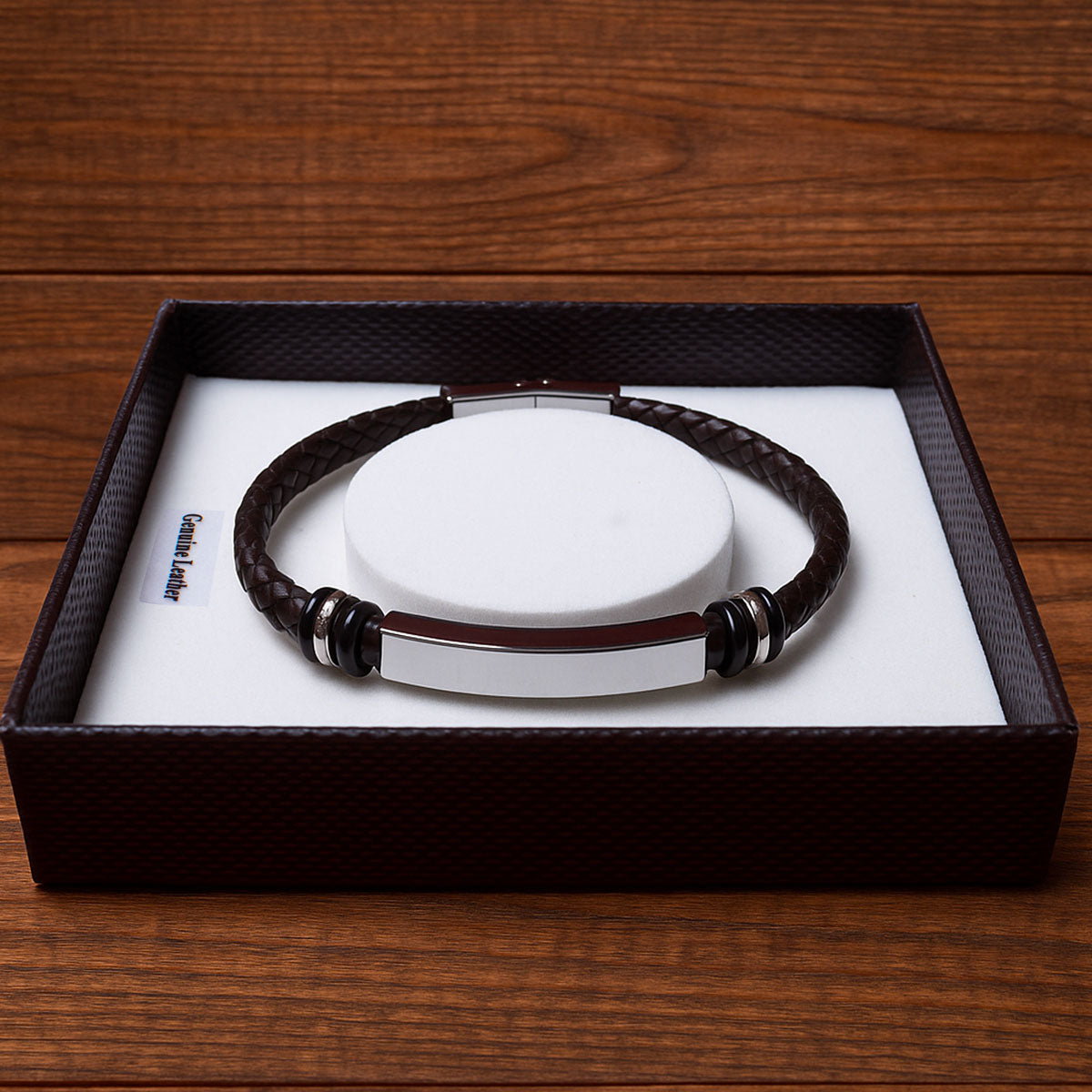 EQ For Men Leather Bracelet