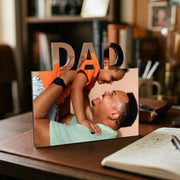 Personalised DAD Photo Frame – 20 × 20 cm Custom Decorative Frame for Dad