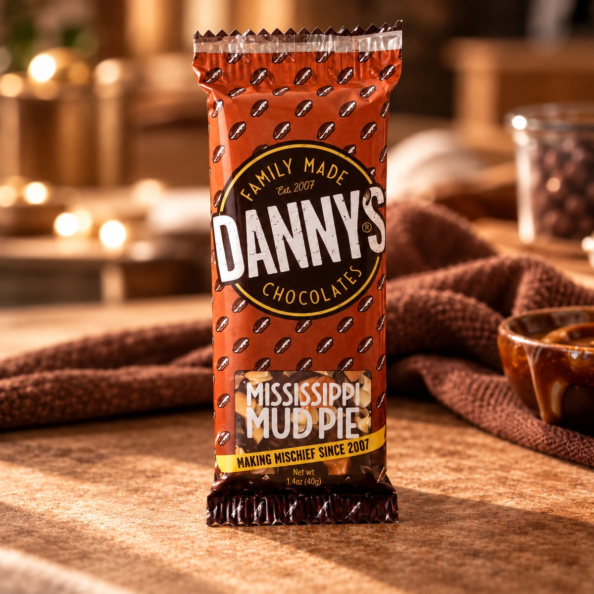 Danny’s Mississippi Mud Pie Chocolate Bar – 40g