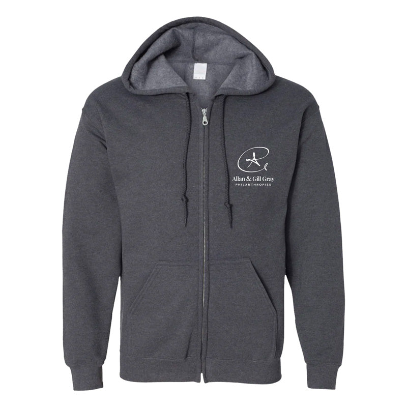 Personalised Zipped Hoodie With Logo