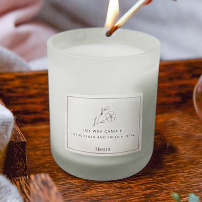 Deluxe Scented Candle - Citrus Blush & Freesia