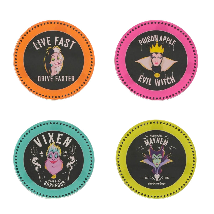 Disney Villains Coasters - Set of 4
