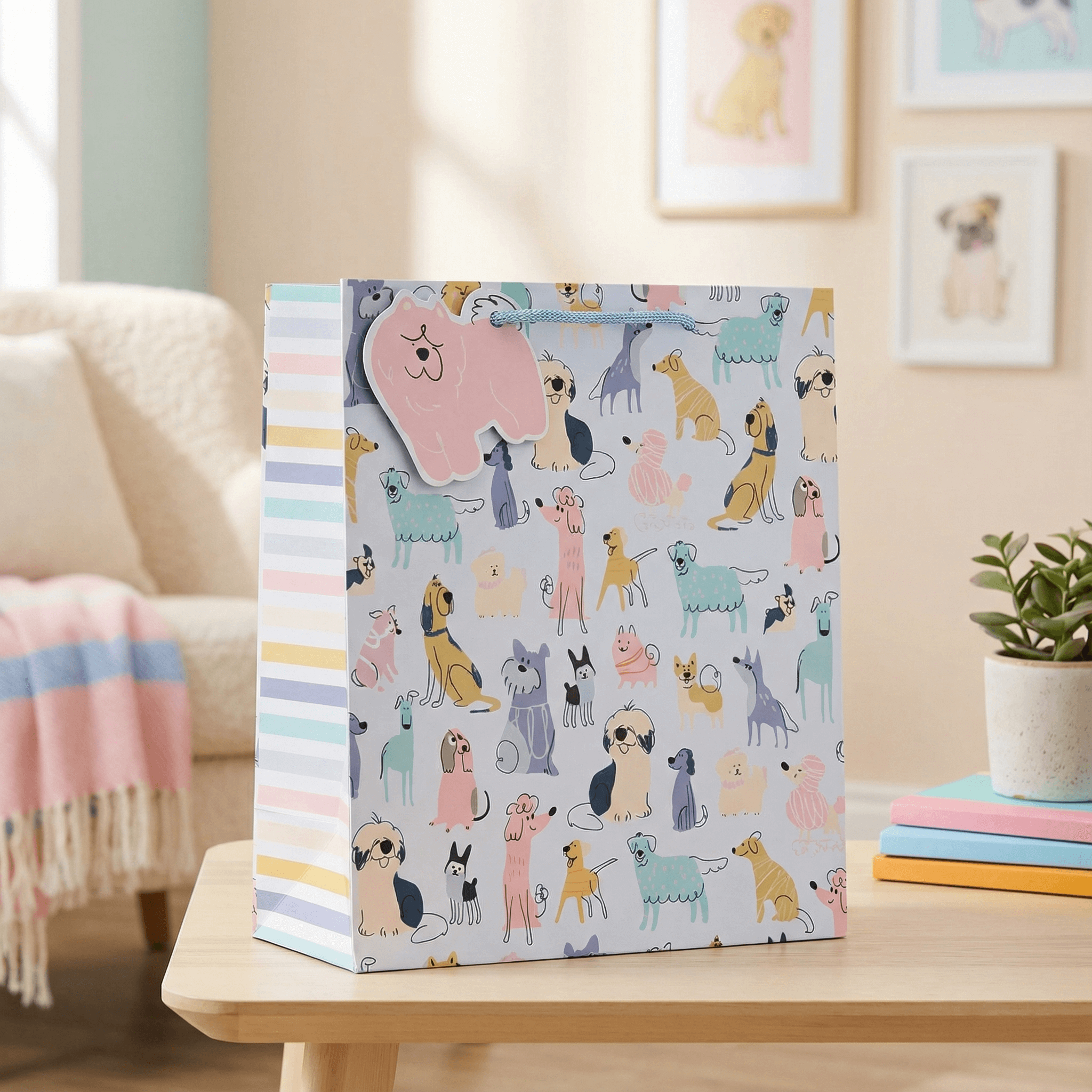 Doodley Dogs Medium Gift Bag