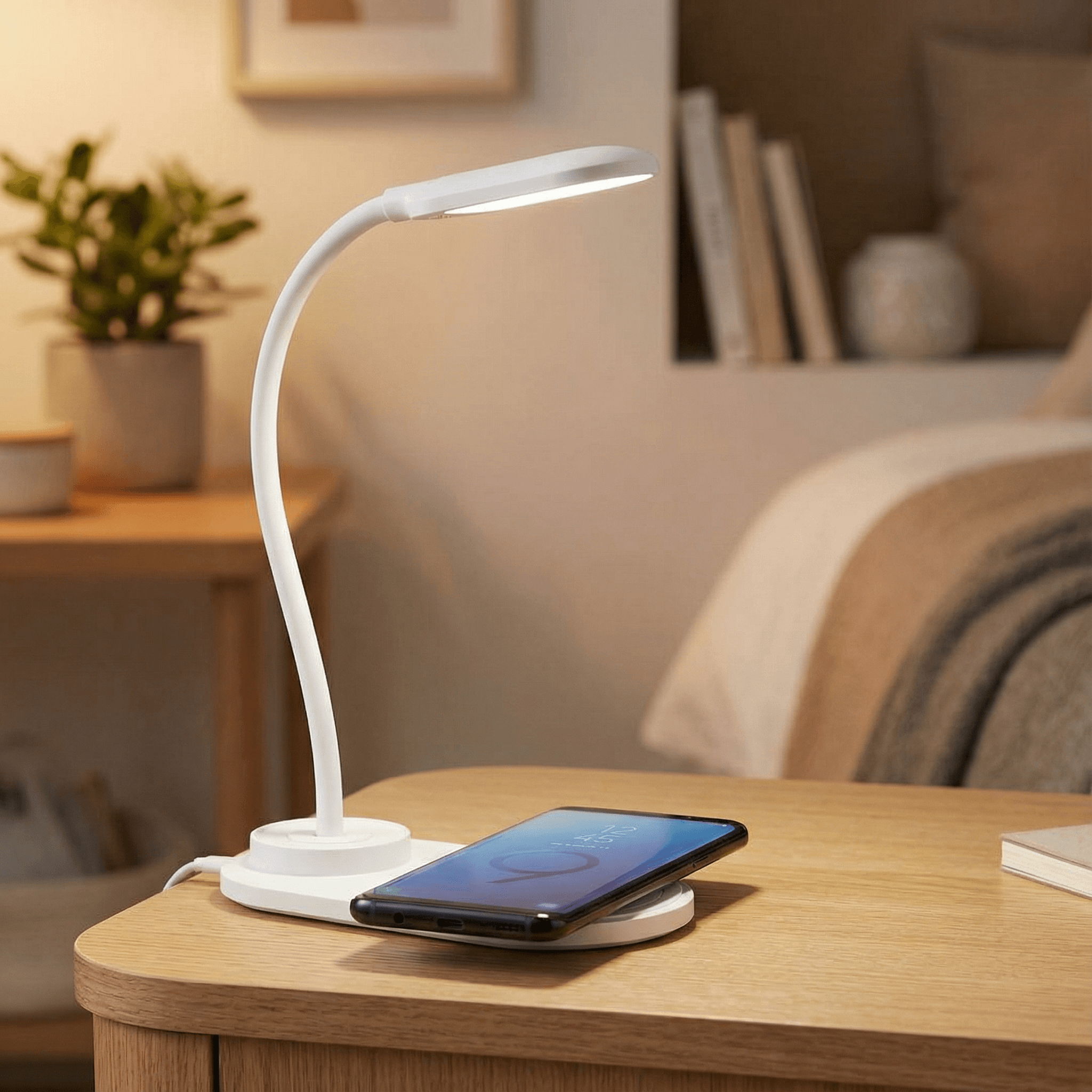 Swiss Cougar Doha Wireless Charger & Desk Lamp- SW
